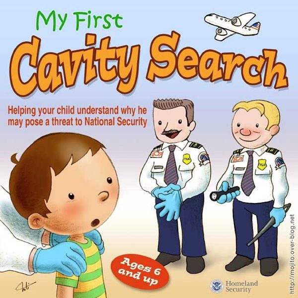 My First Cavity Search book by the Department of Homeland Security