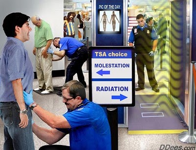 TSA choice: Molestation or Radiation