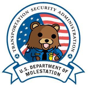 Pedobear works for the TSA!
